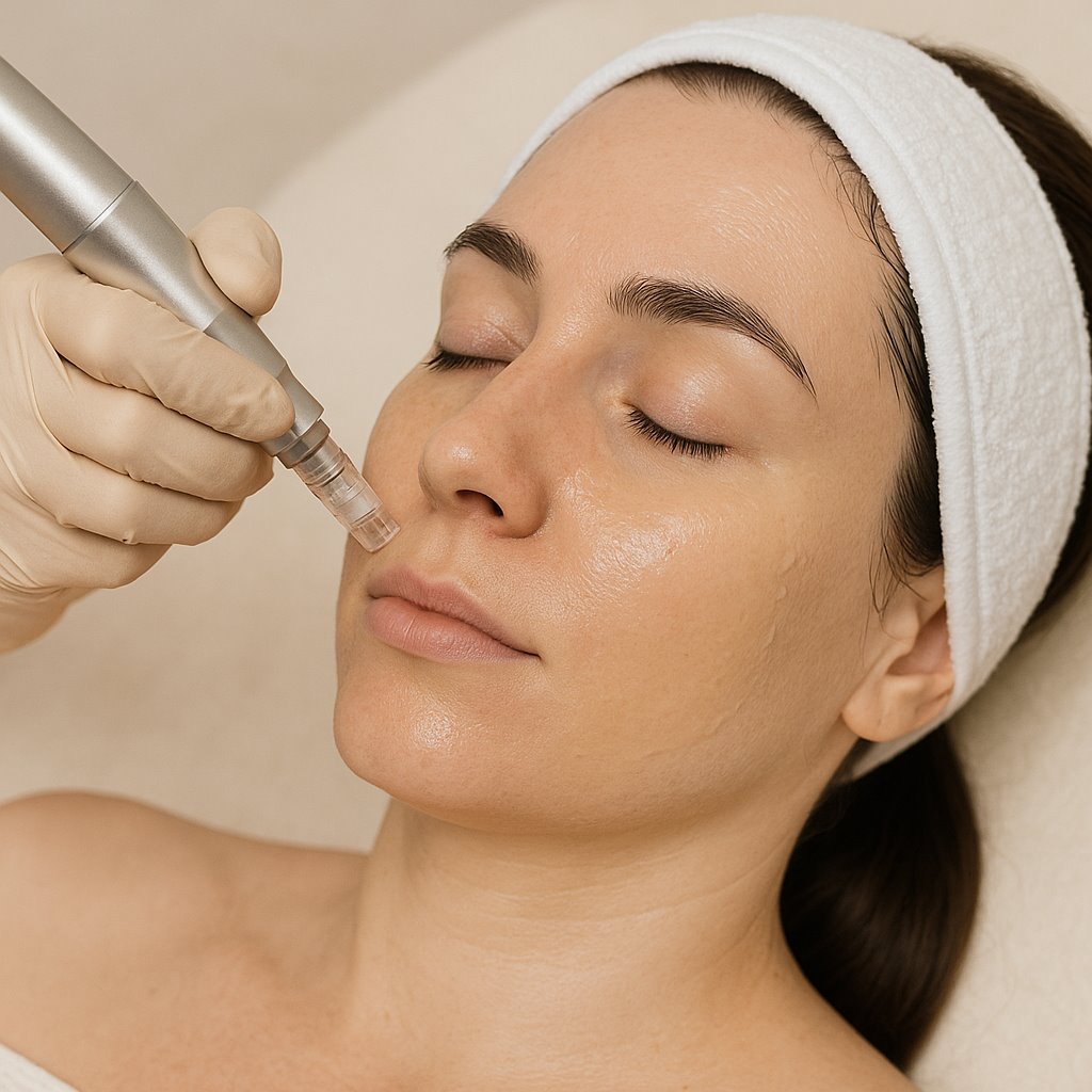 BBglow und Microneedling Behandlung bei Health & Aesthetics Augsburg